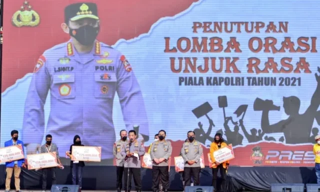 Berikut Pemenang Lomba Orasi Piala Kapolri: Mari Ciptakan Alam Demokrasi Lebih Baik