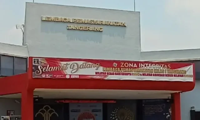 Loh? Narapidana Kabur dari Lapas Kelas 1 Tangerang Usai Mendapat Izin Keluar