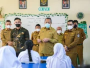 Tangsel Ujicoba PTM 100 Persen Wagub, Wali Kota serta Wakil Kunjungi Sekolah