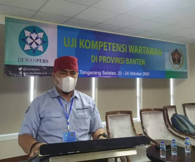 Fahdi Khalid, Ketua PWI Kabupaten Lebak.