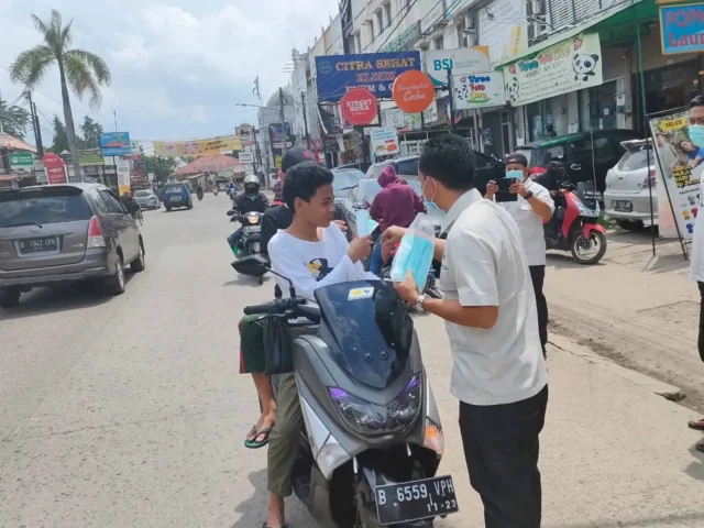 Prokes Melemah, Wartawan Tangerang Gelar Gebrak Masker