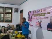 Apresiasi Kiprah PWI, KNPI Kabupaten Tangerang Beri Hadiah Tumpeng