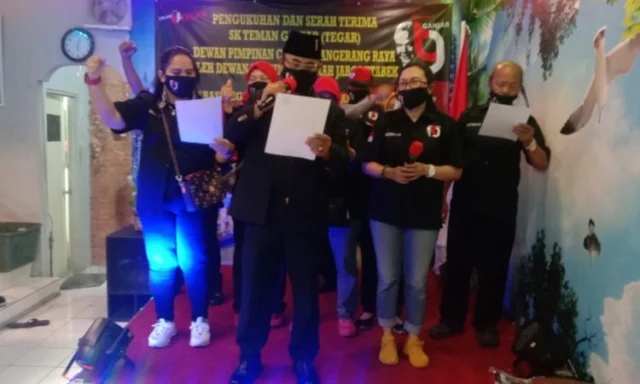 Kawal Ganjar Pranowo RI-1 2024, Relawan Tegar Tangerang Raya Deklarasi