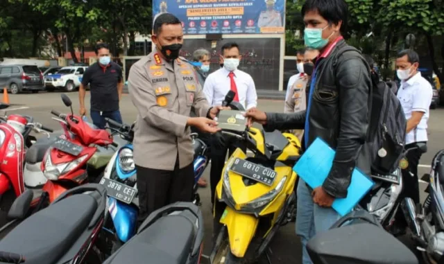 Polres Metro Tangerang Kota Amankan 52 Motor Curian, Kehilangan Silahkan Datang