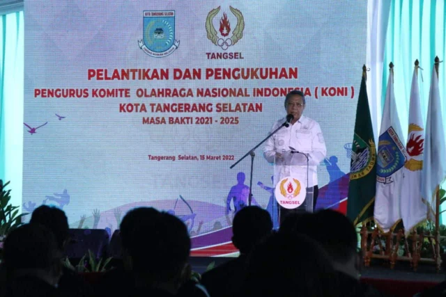 Pengurus KONI Tangsel Tahun 2021-2025 Resmi Dilantik