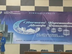 Jelang Ramadhan 1443 H, Silahturahmi Lintas Generasi KNPI Kota Tangerang