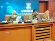 Rapat Koordinasi Teknologi Informasi dan Komunikasi dalam rangka pelaksanaan keamanan informasi pemerintahan daerah Kabupaten/Kota berbasis elektronik dan nonelektronik.