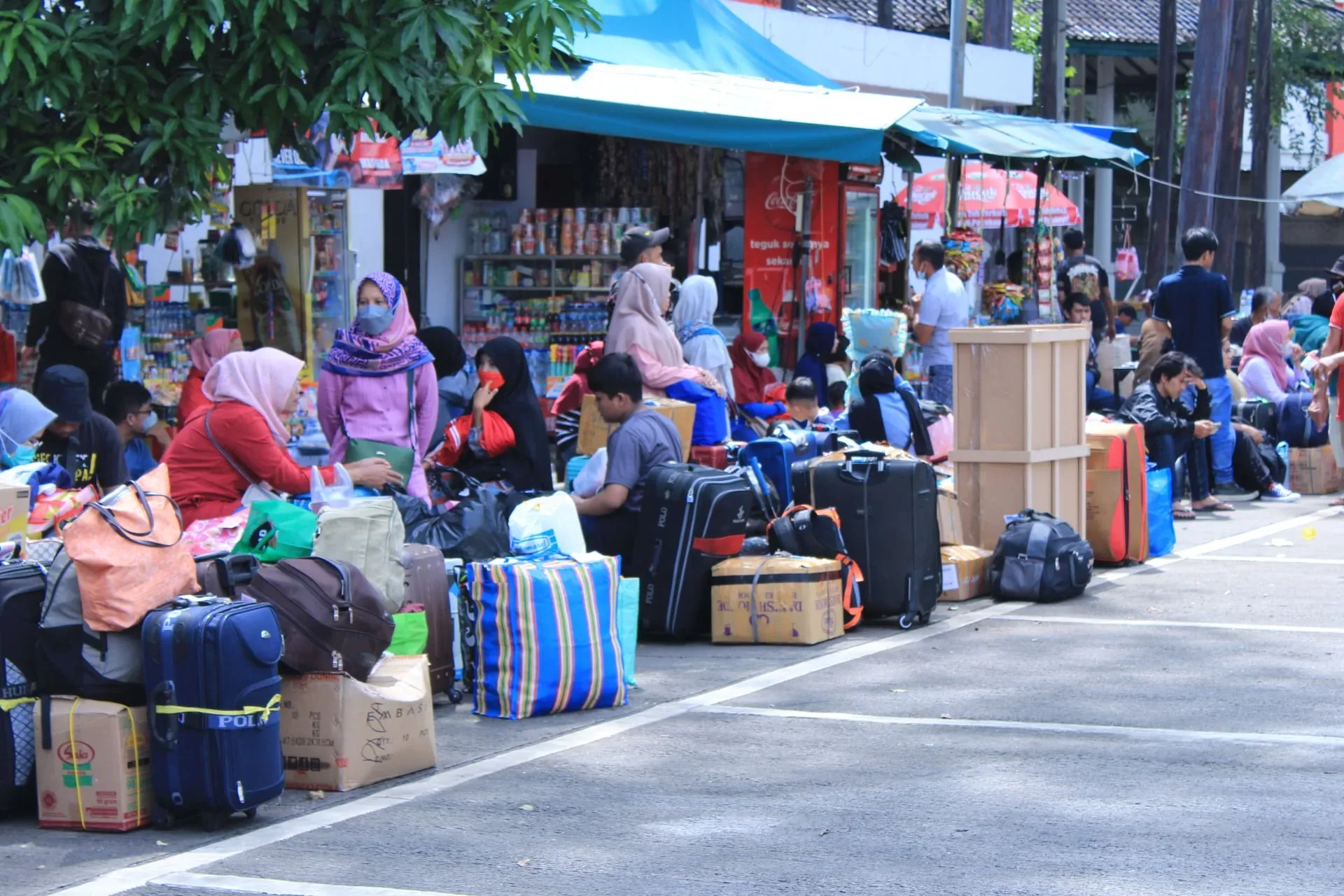 H-6 Mudik Melalui Terminal Poris Plawad Kota Tangerang Capai Ribuan Penumpang