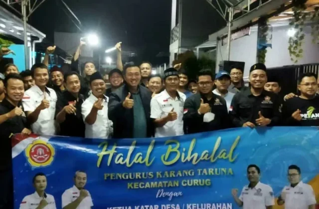 Kegiatan Halal Bihalal Karang Taruna Kecamatan Curug.