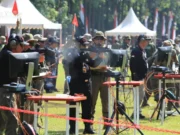 HUT Bhayangkara ke- 76, Pati Polri Vs Wartawan Lomba Menembak Piala Kapolri