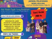 Informasi jadwal pelayanan armada mobil keliling Bapenda Kabupaten Tangerang.