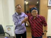 Ananta Wahana bersama tokoh Banten H Mulyadi Jayabaya.