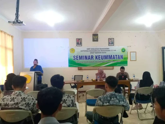 AKMI STISIP Banten Raya gelar Seminar Keumatan, pada Kamis (22/07/2022).