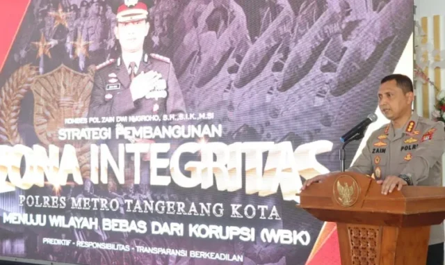 Road Show ZI Menuju WBK, Kapolres Ajak Masyarakat Teluknaga Komitmen