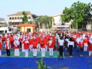 Warga Karawaci Gelar Jalan Sehat HUT Kemerdekaan RI