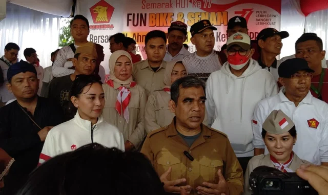 Fun Bike Gerindra di Kota Tangerang Selipkan Prabowo Subianto Presiden 2024