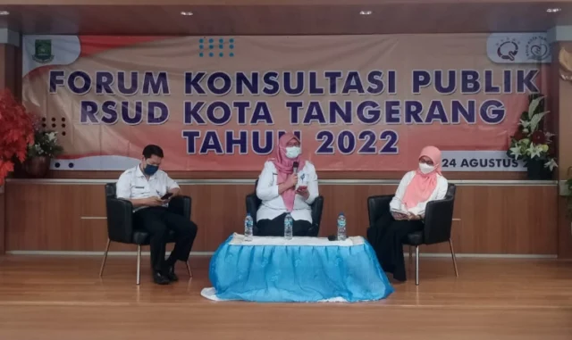 Diskusi, RSUD Kota Tangerang Targetkan Indeks Kepuasan Publik 100 Persen