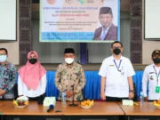 Kegiatan sosialisasi Komunikasi, Informasi, dan Edukasi Keamanan dan Mutu Alat Kesehatan dan Perbekalan Kesehatan Rumah Tangga (PKRT).