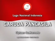 Lirik Lagu Garuda Pancasila Ciptaan Sudharnoto