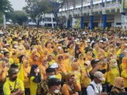 Rangkaian HUT Golkar ke-58 di Kota Tangerang, Stadion Benteng Berwarna Kuning