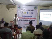 Konsorsium bersama Pemerintah Desa Surianeun Mencanangkan Kampung Siaga Bencana.