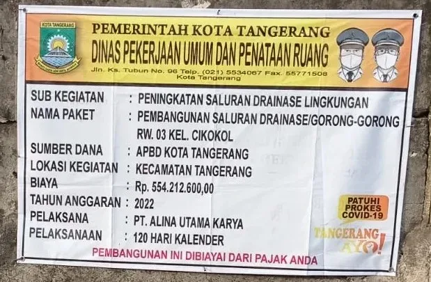 Aneh, Arief Diminta Sidak Pembangunan Drainase di Kelapa Indah