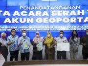 Diskominfo Kota Tangerang Serahkan Akun Geoportal ke Tiga BUMD