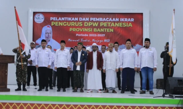 DPW Petanesia Banten Resmi Dilantik, Wali Kota Harapkan Peran Aktif Jaga NKRI