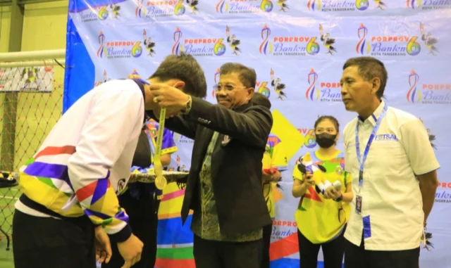 Top! Futsal Putra dan Putri Kota Tangerang Borong Medali Emas Porprov Banten 2022