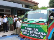 Himpunan Pengusaha Nahdiyin Salurkan Bantuan Gempa Cianjur