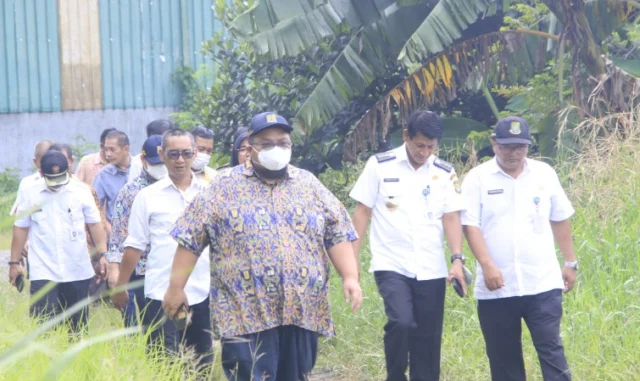 BPN dan Pihak Terkait Tinjau proyek PT. AMS, Ada Dugaan Sheetpile tak Berizin