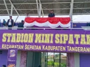 Tjl di Stadion Sipatan Sudah Mencapai 90 Persen