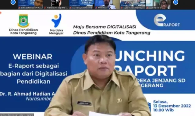 Dindik Kota Tangerang Launching E-Raport Kurikulum Merdeka Jenjang SD