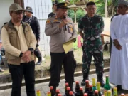 Forkopimcam, polsek Pakuhaji Gelar Pemusnahan barang bukti hasil sitaan Operasi Sikat Jaya