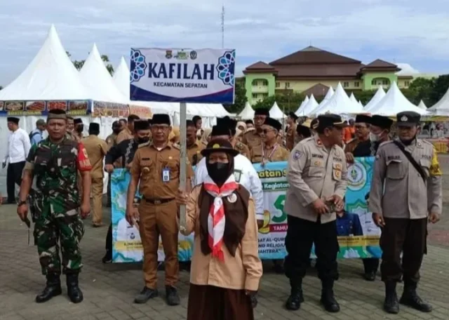 Camat sepatan ikuti pawai Taaruf MTQ. KE -53 Tinggat kabupaten tangerang