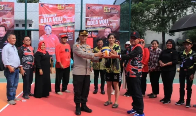 Turnamen Voli Piala Perjuangan Hattrick Berlangsung di Kota Tangerang