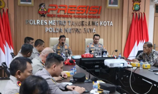 Polres Metro Tangerang Kota Rakor Pengamanan Perayaan Imlek 2574, Ini Skemanya