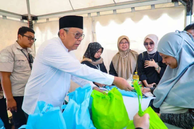 Buka Bazar Ramadan di Pamulang, Benyamin Langkah Pemkot Kendalikan Inflasi