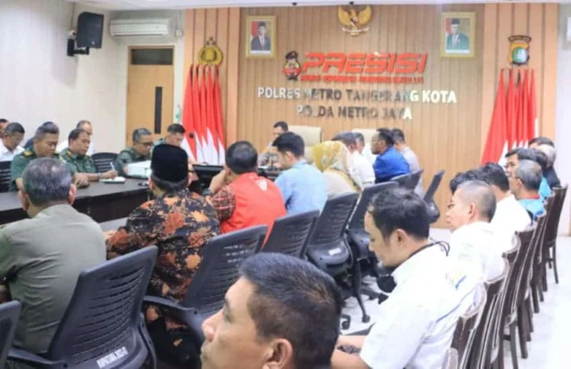 Kapolres Metro Tangerang Kota Pimpin Rapat Lintas Sektoral Pengamanan Lebaran 2023, Cek Isinya Disini!