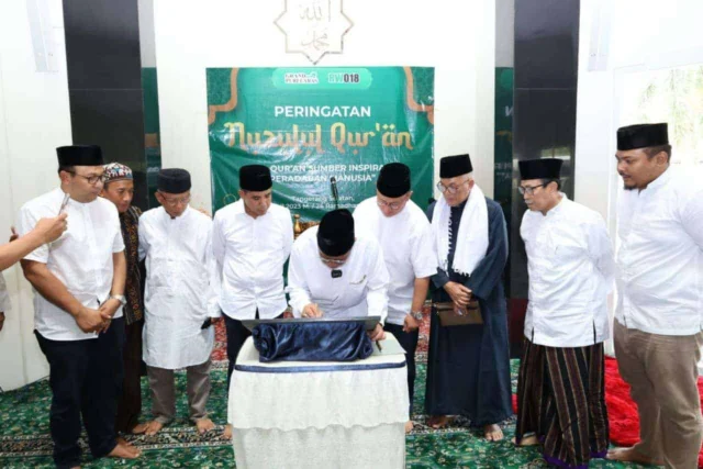 Resmikan Masjid Nurul Ikhwan, Benyamin Berpesan untuk Memakmurkannya