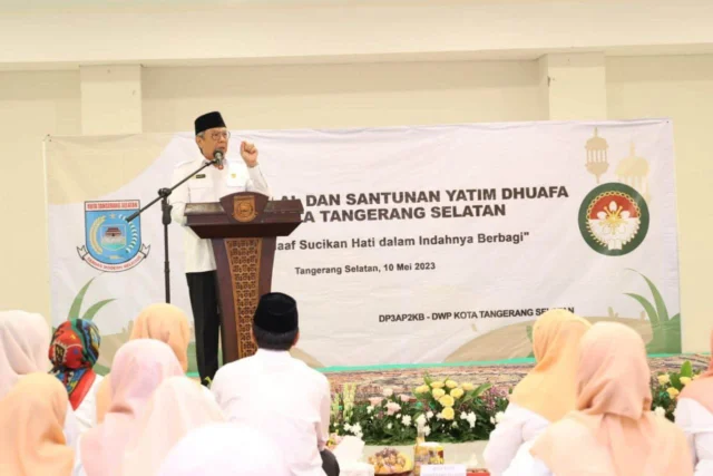 Hadiri Halalbihalal DWP Tangsel, Benyamin Sampaikan Hal Ini