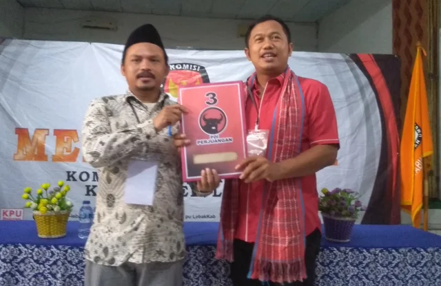 PDI Perjuangan Resmi Daftar ke KPU Kabupaten Lebak, KPU Lebak: Proses Berkas Lengkap