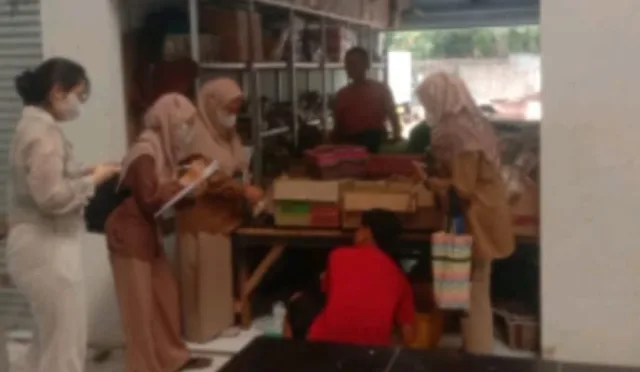 BPOM Sidak Pasar Kemiri, Temukan Jenis Kue Mangkok Di Duga Bahan Kimia, Foto. Pelitabanten.com. (Istimewa)