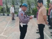 Tertib aturan, Anggota Reskrim Lengkapi data diri, Foto. (Istimewa)