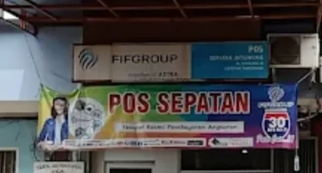 Kantor, Federal Internasional Finance (FIF) post Sepatan, Foto. Pelitanbanten.com.(Istimewa)