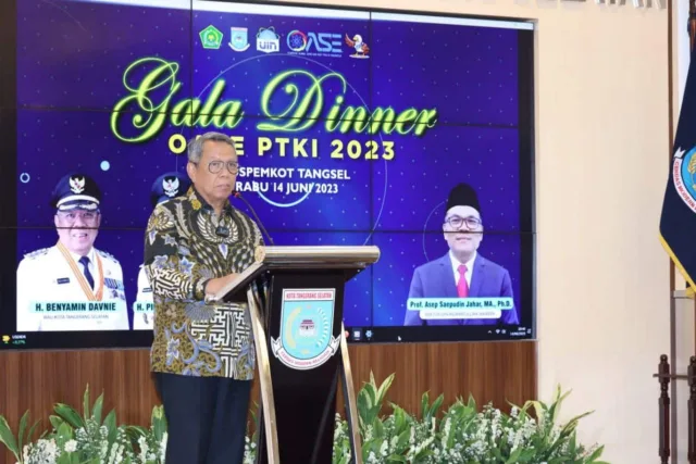 Jadi Tuan Rumah OASE PTKI 2023, Pemkot Tangsel Gelar Gala Dinner Sambut Para Peserta