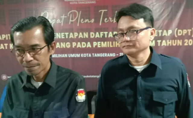 Daftar Pemilih Tetap Pemilu 2024 di Kota Tangerang 1.362.773 dengan 5.175 TPS