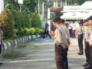 Brigadir Baru Purwanto Pimpin Apel Siswa Latja, Foto. (Istimewa)