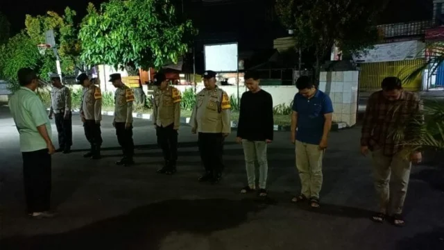 dipimpin oleh Kanit Intelkam selaku Pawas Iptu Rohyadi di Mapolsek Pasar kemis, Foto. Pelitabanten.com.(Istimewa)