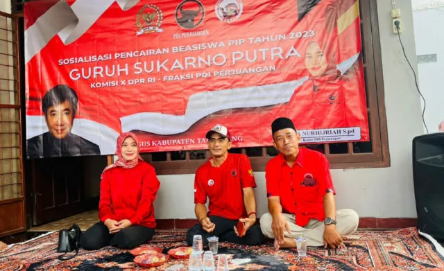 Sosialisasi Beasiswa PIP Guruh Soekarno Putra di Kosambi Timur, Ria Nurhijriah: Untuk Keperluan Sekolah